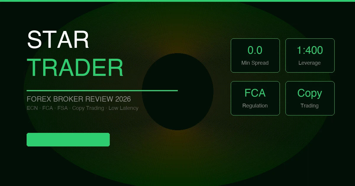 Startrader Review 2026 โ ECN Forex Broker